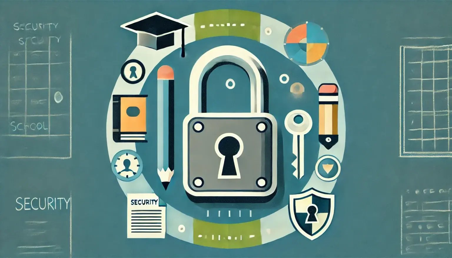 DALL·E-2024-09-24-16.38.20-A-flat-graphic-style-security-themed-image-centered-on-schools.-A-simple-metallic-lock-with-a-key-shaped-like-a-pencil-representing-security-patches-1536x878 DALL·E-2024-09-24-16.38.20-A-flat-graphic-style-security-themed-image-centered-on-schools.-A-simple-metallic-lock-with-a-key-shaped-like-a-pencil-representing-security-patches-1536x878
